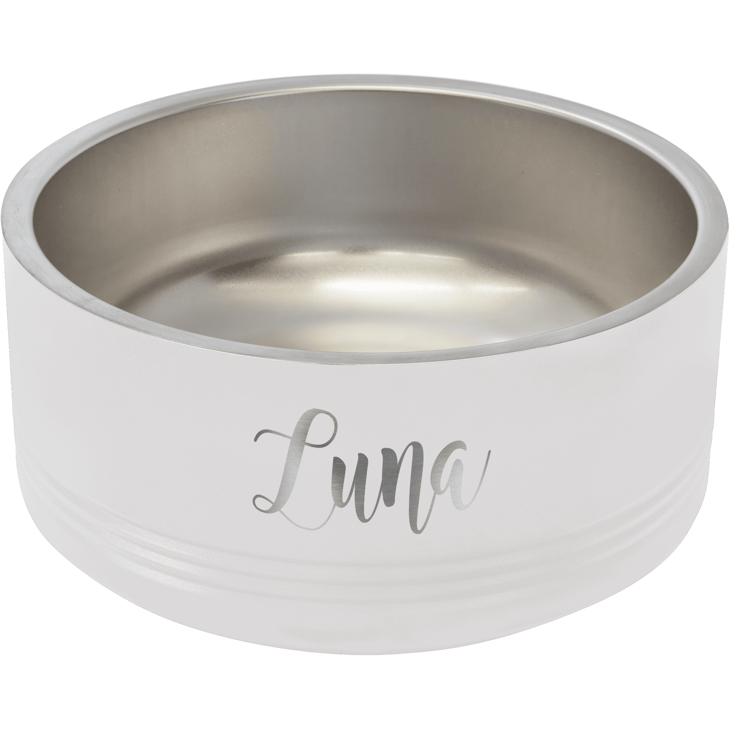 White Polar Camel 32 oz. Medium Pet Bowl