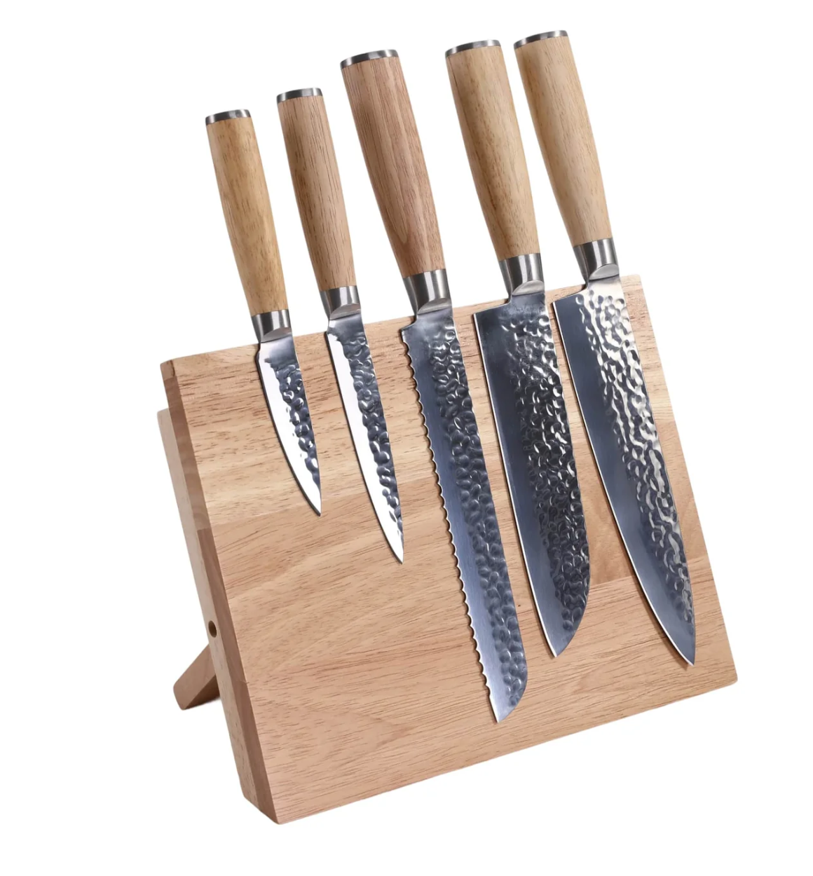 Knife Set with Magnetic Block