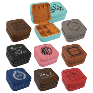 Jewelry Box- Leatherette (Multiple sizes/colors)