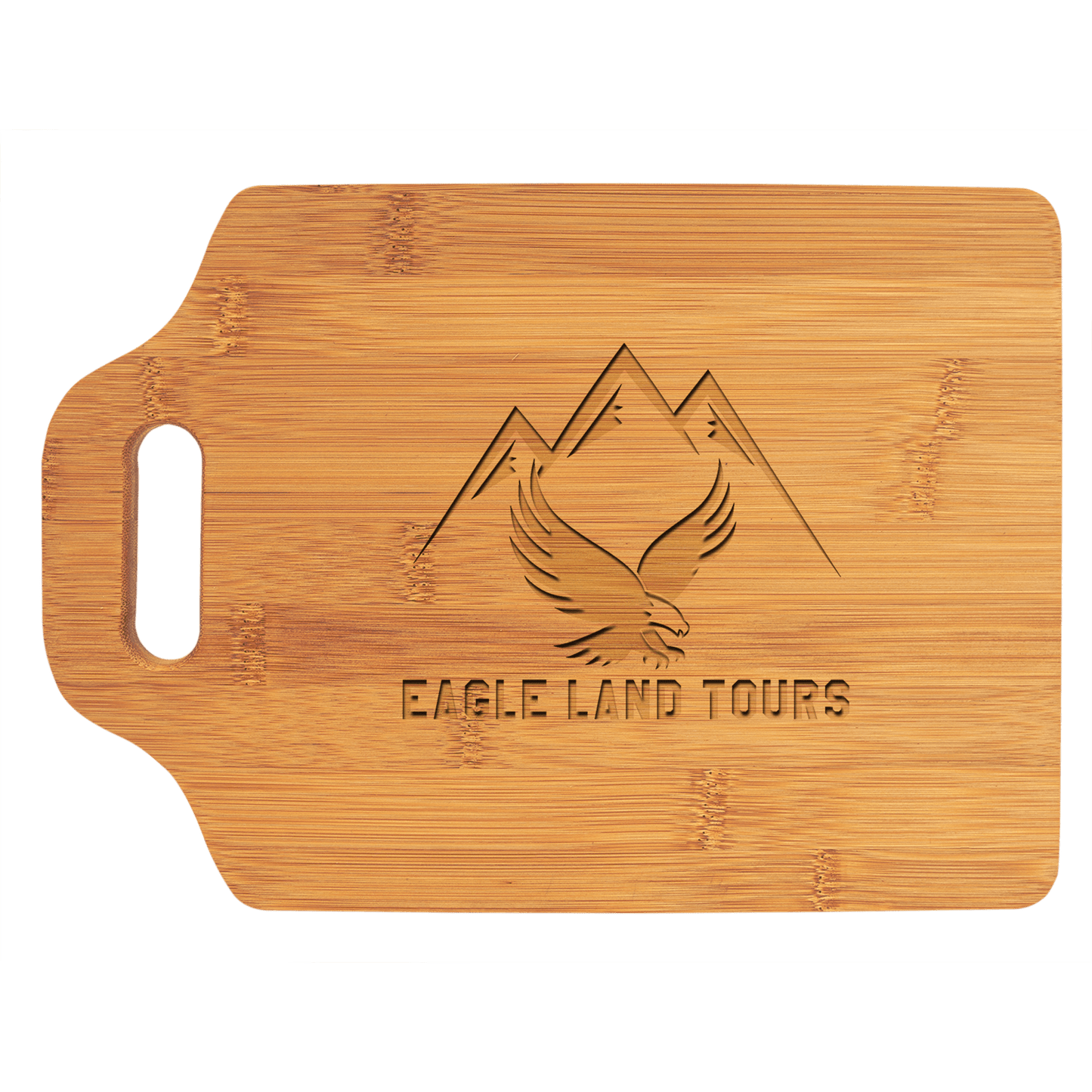 11" x 7 3/4" Bamboo Cutting Board with Handle