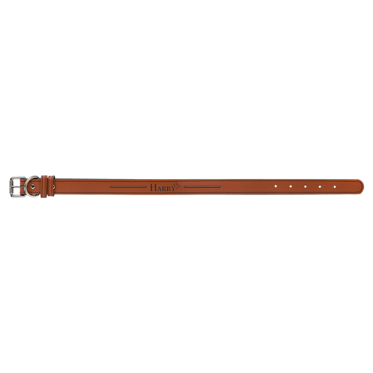 Rawhide Large 23" x 1" Laserable Leatherette Dog Collar