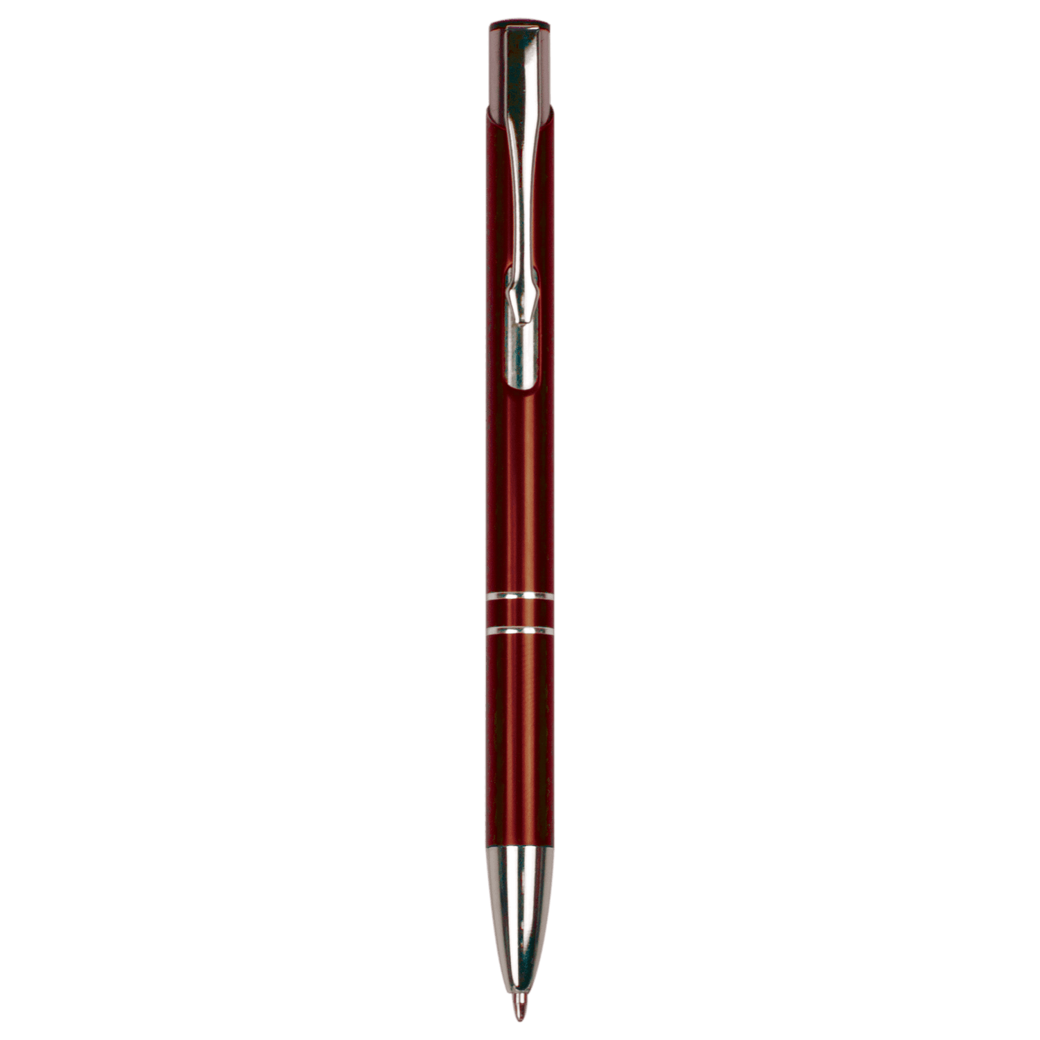 Burgundy with Silver Trim Laserable Pen