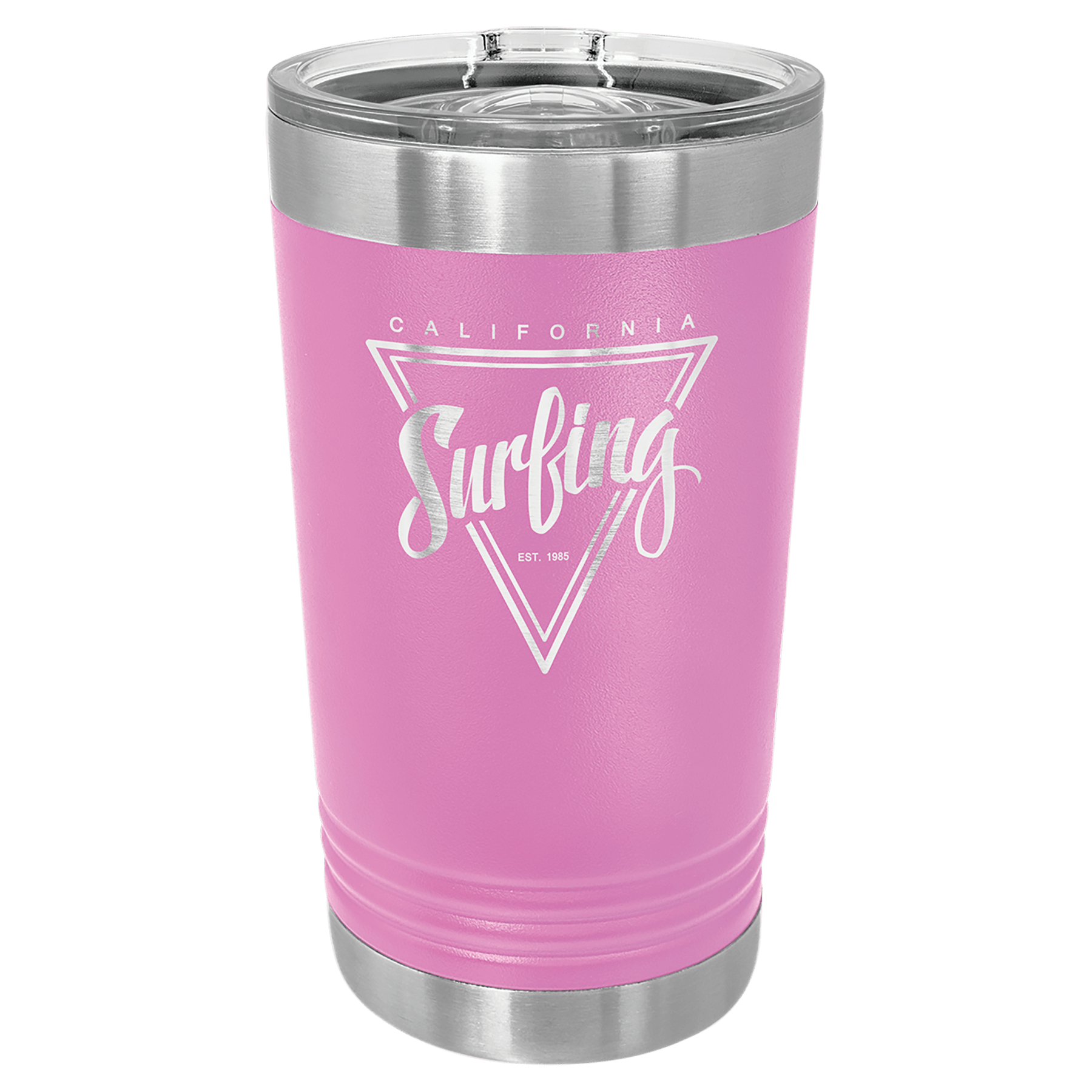 Light Purple Polar Camel 16 oz. Pint with Slider Lid