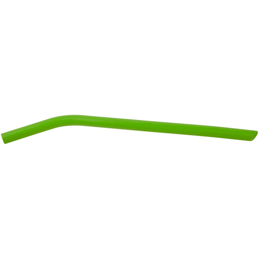 Green 10" Large Silicone Straw
