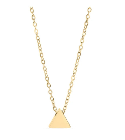 Mini Triangle Necklace - 18K Gold PVD Stainless Steel