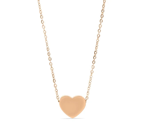 Heart Necklace - 18K Gold PVD Stainless Steel